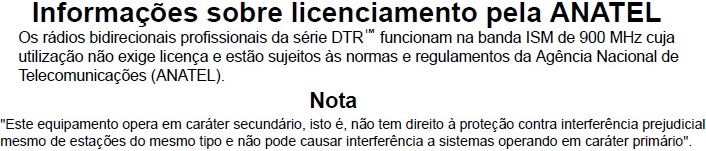 Nota - CD DTR620